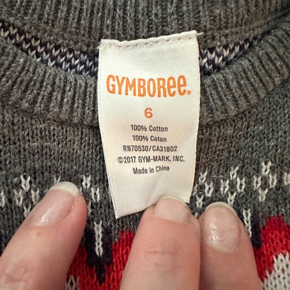 Girls Gymboree Holiday Sweater Dress- size 6 - Picture 4 of 4
